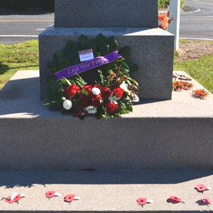 ANZAC Poppies & Wreath